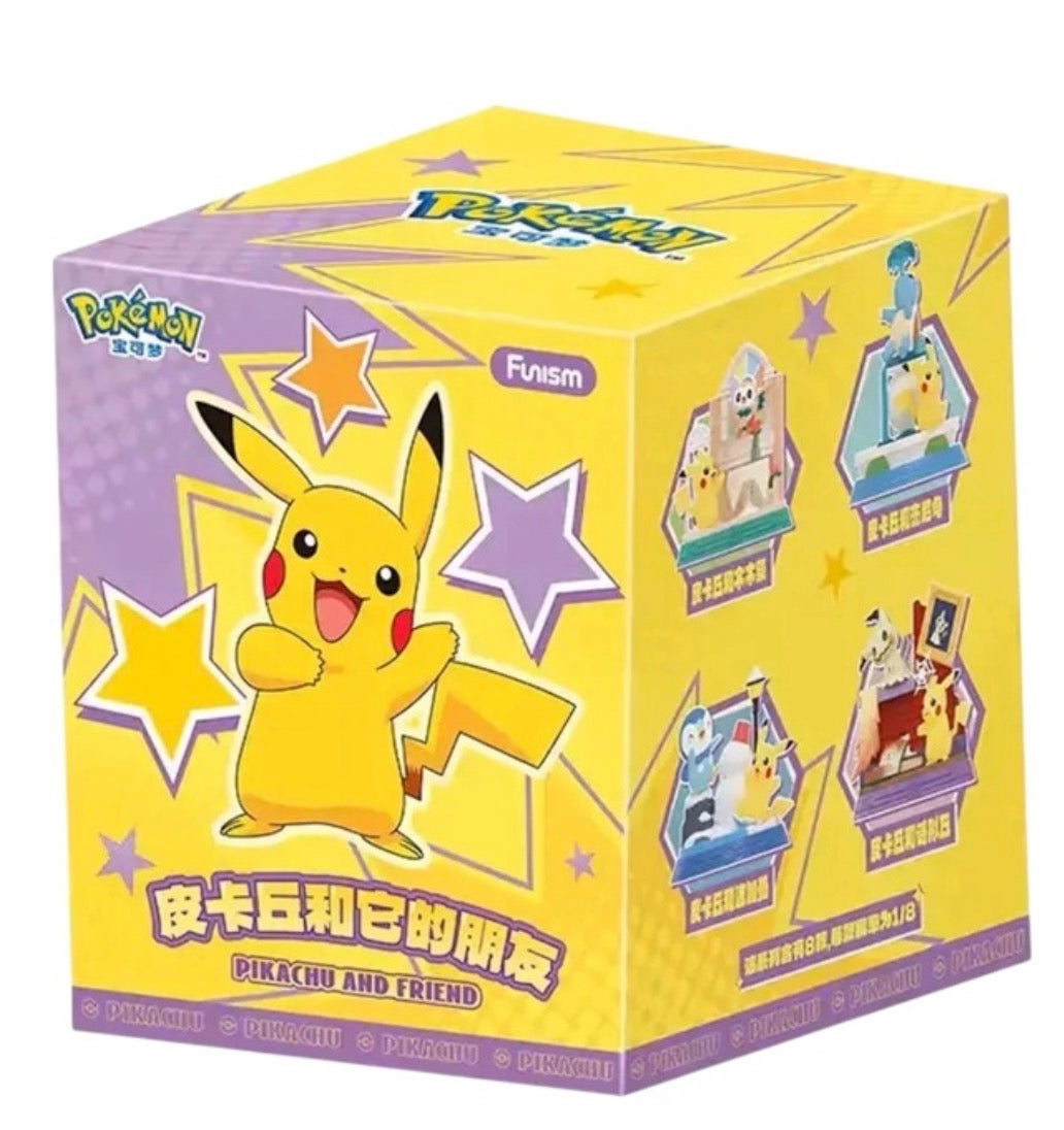 Pokémon Pikachu and Friends Funism Collectible Figure Set (Blind Box)