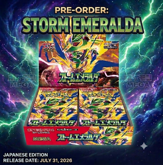 Storm Emeralda Booster Box (M6) "Pre Order" Coming Soon